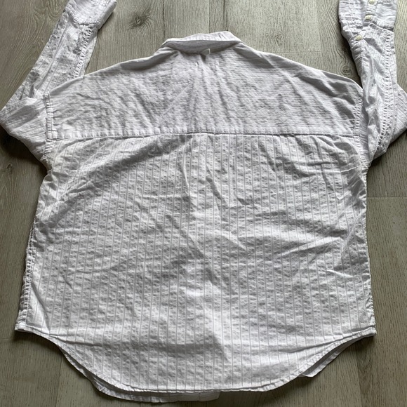 Rag & Bone women's striped‎ long sleeve button-up shirt - Picture 8 of 10